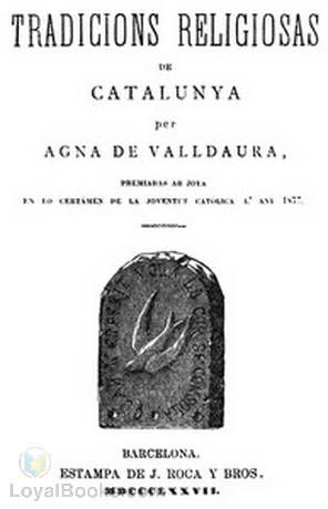 Tradicions religiosas de Catalunya by Agna de Valldaura