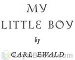 My Little Boy by Carl Ewald